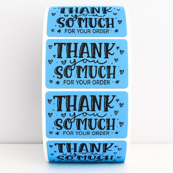Thank You So Much For Your Order Sticker Small Shop sticker Small Business label - Picture 5 of 11